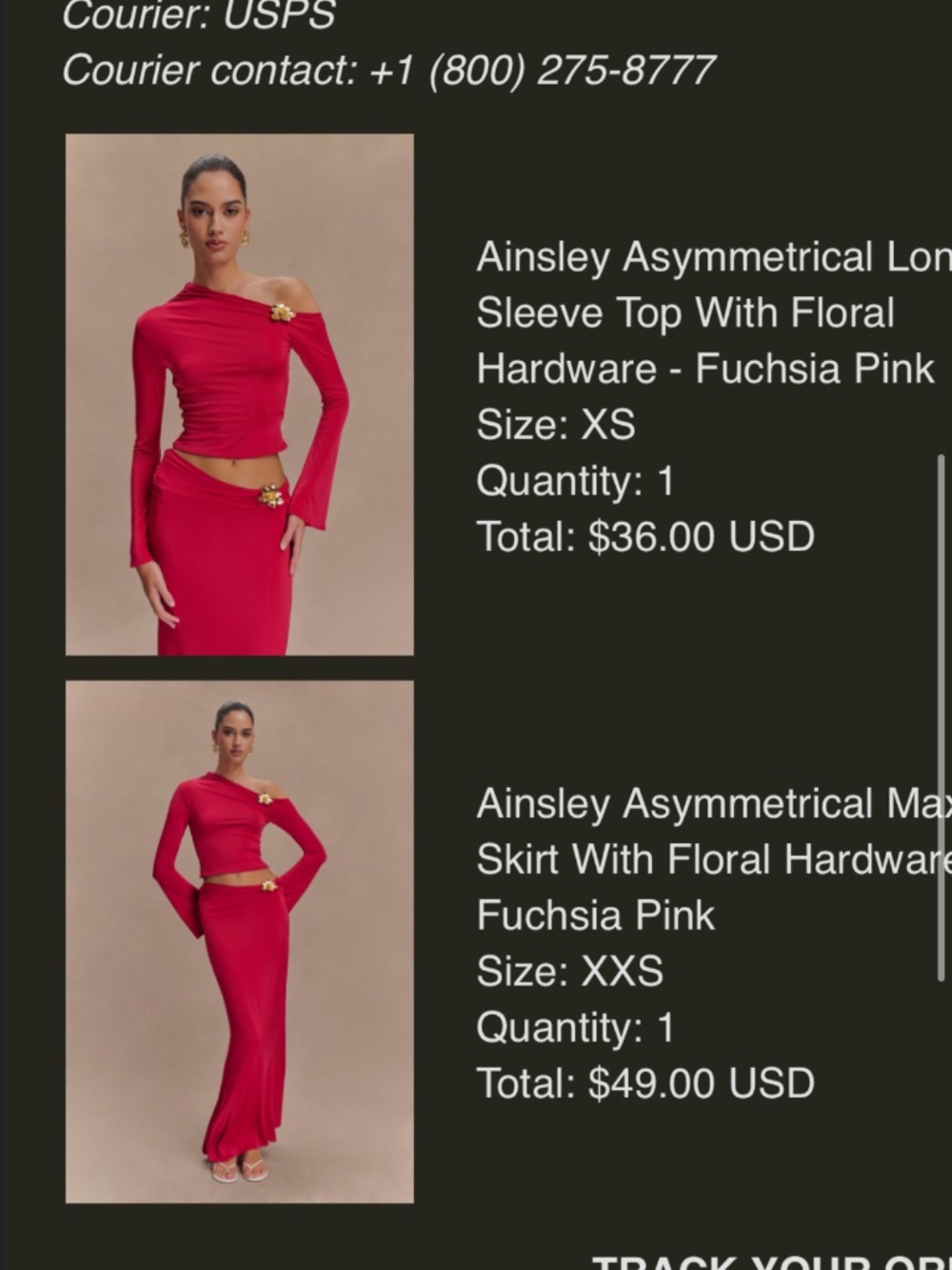 Skirt set